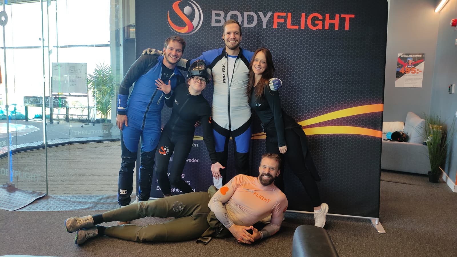 Tunnel camp, Bodyflight Sweden